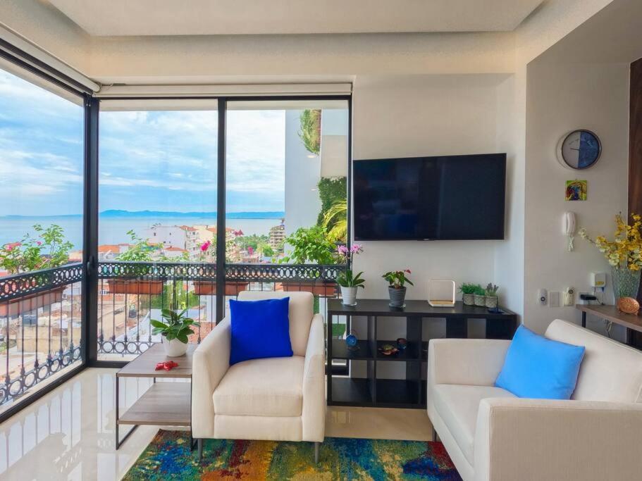 Luxury Oceanview Modern Condo Puerto Vallarta Kültér fotó