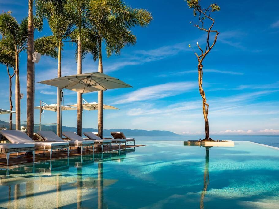 Luxury Oceanview Modern Condo Puerto Vallarta Kültér fotó