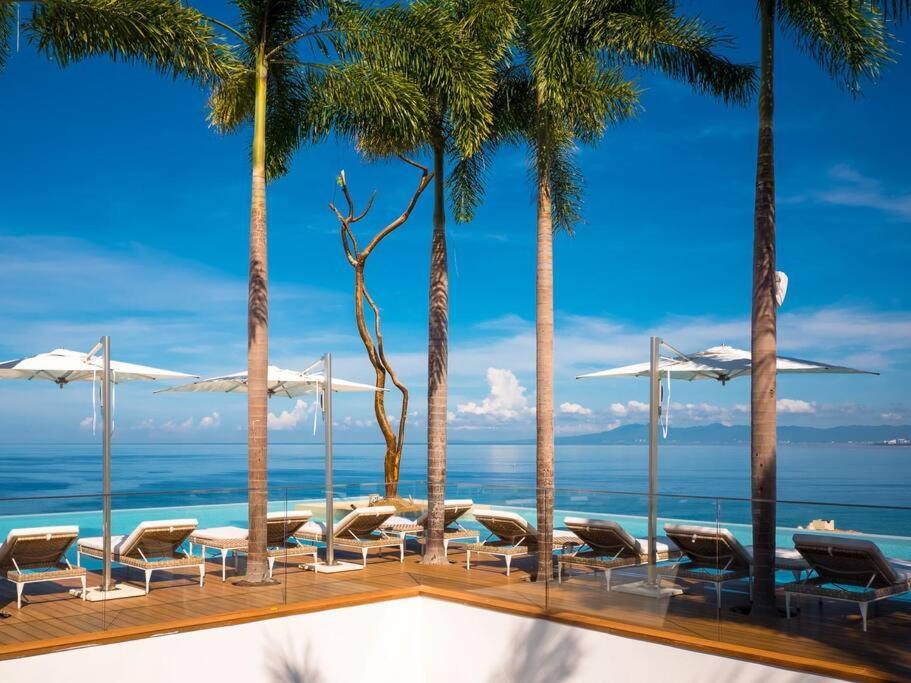 Luxury Oceanview Modern Condo Puerto Vallarta Kültér fotó